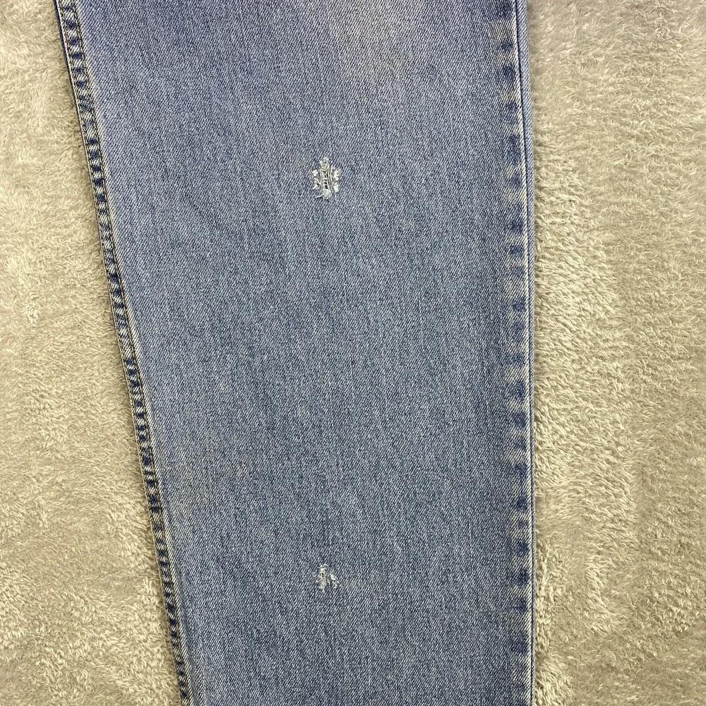 Levis 550 Jeans Men 42x36 Blue Relaxed Fit Tapered 100% Cotton Distressed y2k